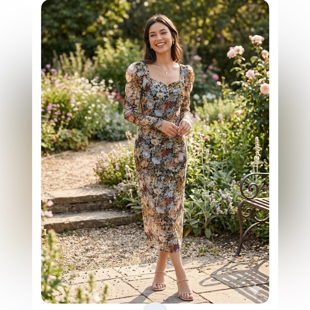 Shein Floral dress size Small